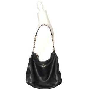 Kate Spade Pine Street Finley Hobo Pebbled Leather Black